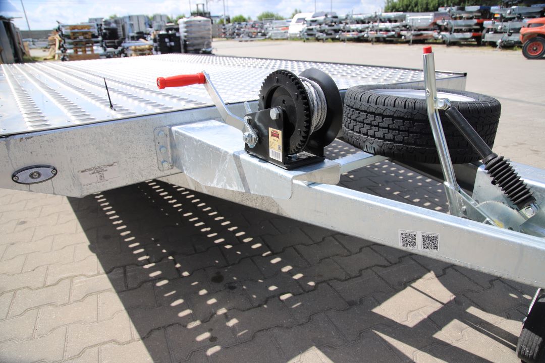 Niewiadów Jupiter NM 5 13C alu ryfel czarna blenda - dreiachsiger Autotransporter, 550x210 cm, zGG 3500 kg - Bild 10