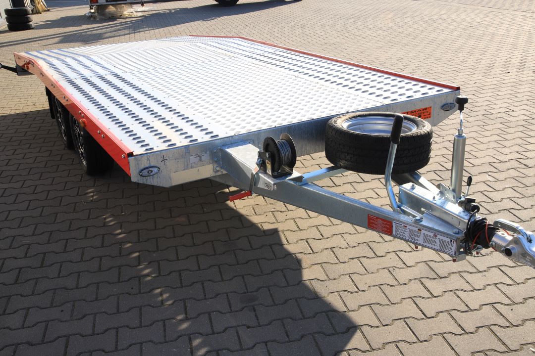 Niewiadów Jupiter NM 4.5 13C alu ryfel czerwona blenda alu felgi - twin-axle car transporter, 450x195 cm, GVW 2700 kg - image 4