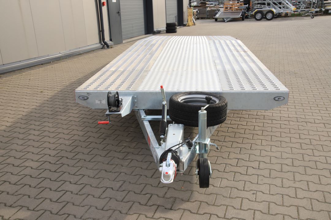 Niewiadów Jupiter NM 5 13C alu ryfel czerwona blenda - dreiachsiger Autotransporter, 550x210 cm, zGG 3500 kg - Bild 4