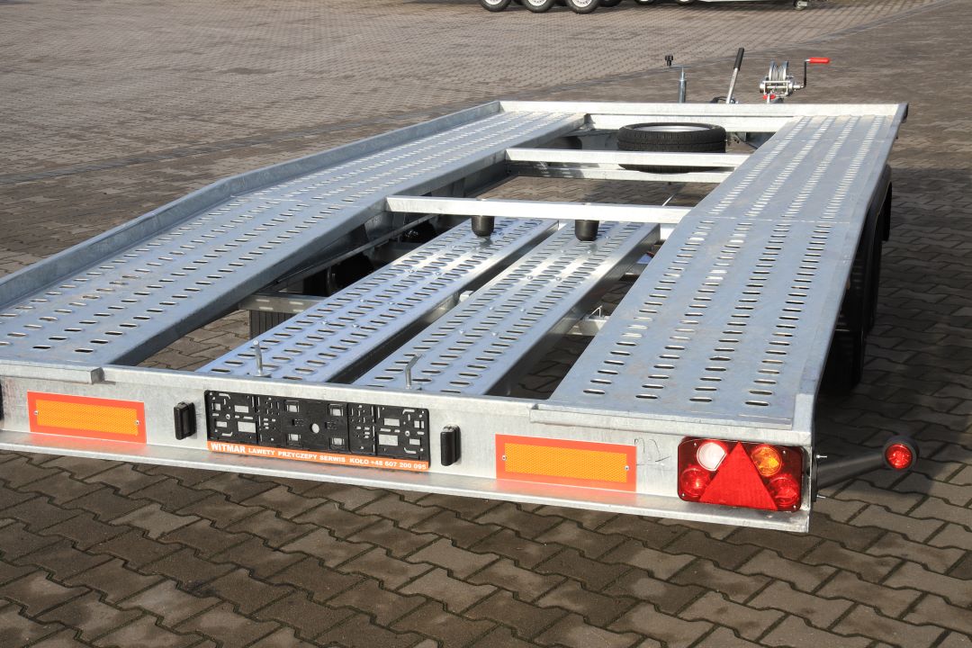 Niewiadów Jupiter Light 4.5 - twin-axle car transporter, 450x200 cm, GVW 2700 kg - image 10
