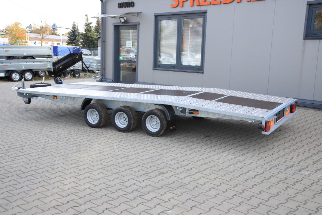 Niewiadów Jupiter NM 5.5 10C sklejka - dreiachsiger Autotransporter, 550x210 cm, zGG 3500 kg - Bild 5