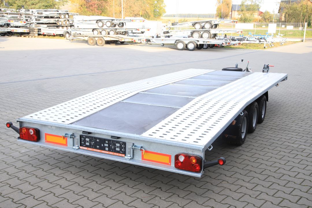 Niewiadów Jupiter NM 5.5 10C sklejka - dreiachsiger Autotransporter, 550x210 cm, zGG 3500 kg - Bild 8
