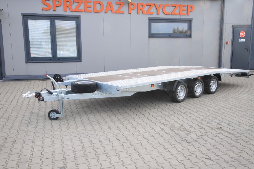 Niewiadów Jupiter NM 5.5 13C sklejka - dreiachsiger Autotransporter, 550x210 cm, zGG 3500 kg