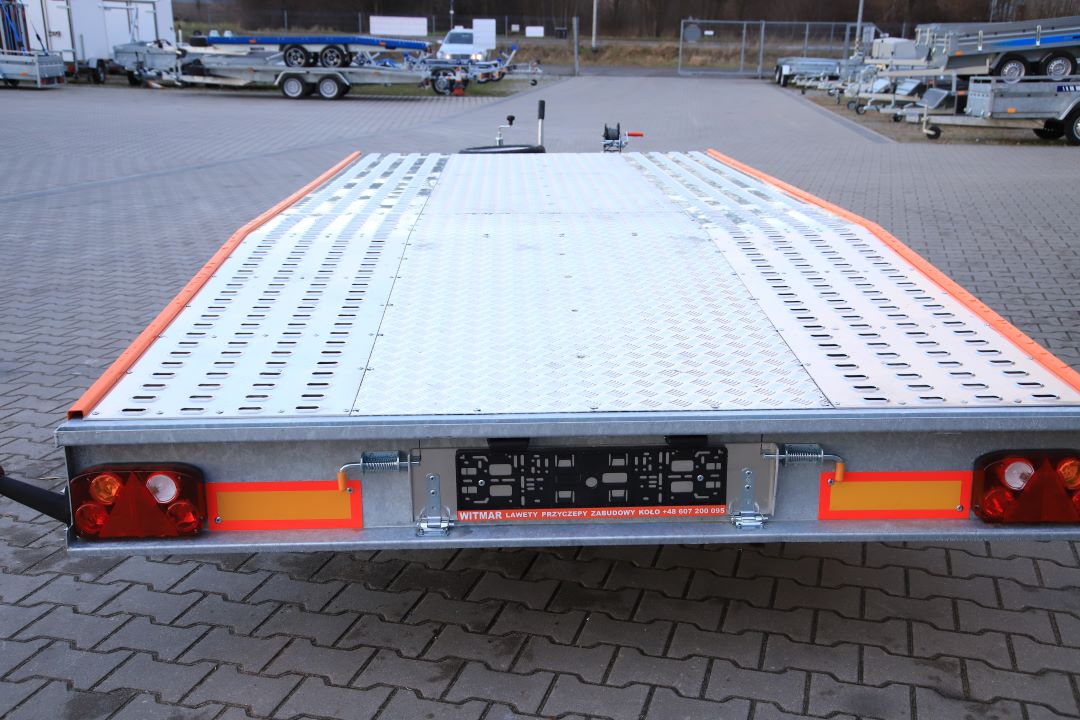 Niewiadów Jupiter NM 4.5 13C alu ryfel pomarańczowa blenda - twin-axle car transporter, 450x195 cm, GVW 2700 kg - image 10