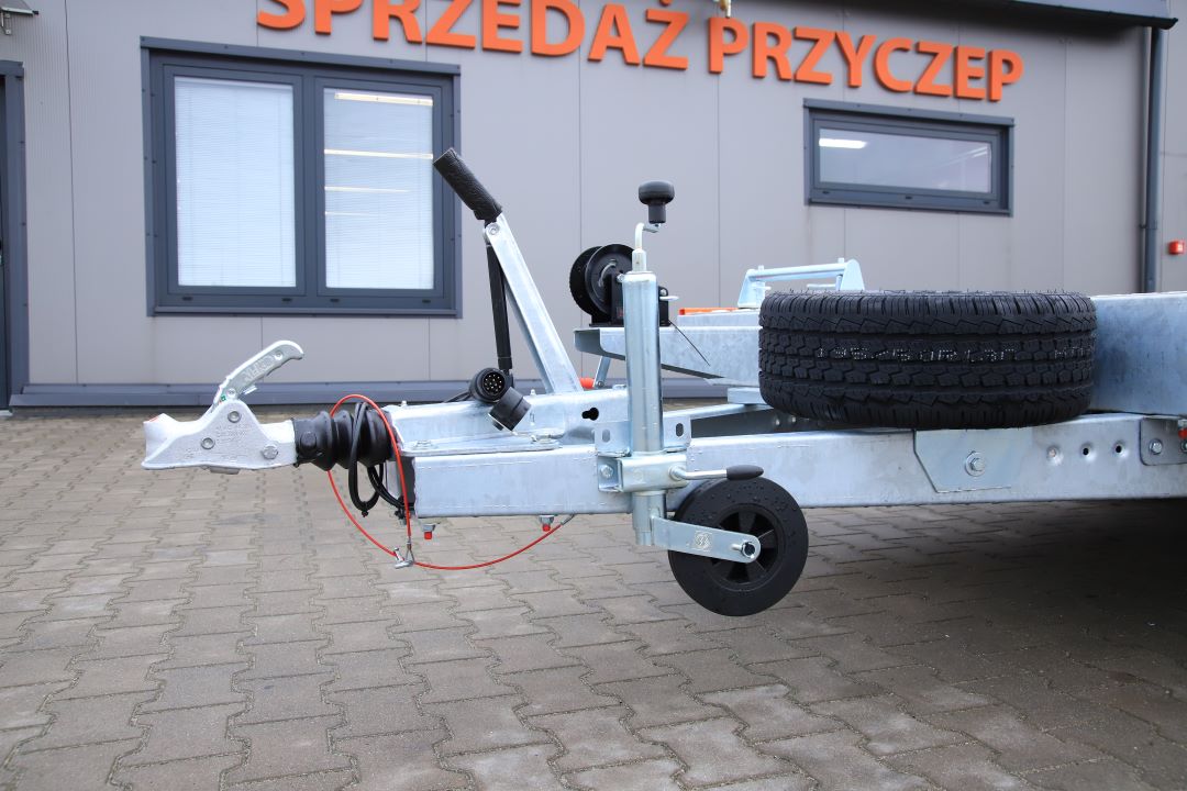Niewiadów Jupiter NM 4.5 13C alu ryfel pomarańczowa blenda alu felgi - twin-axle car transporter, 450x195 cm, GVW 2700 kg - image 2