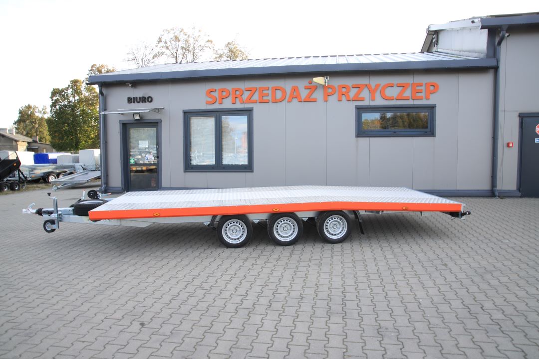 Niewiadów Jupiter NM 6 13C alu ryfel pomarańczowa blenda - three-axle car transporter, 600x210 cm, GVW 3500 kg - image 4