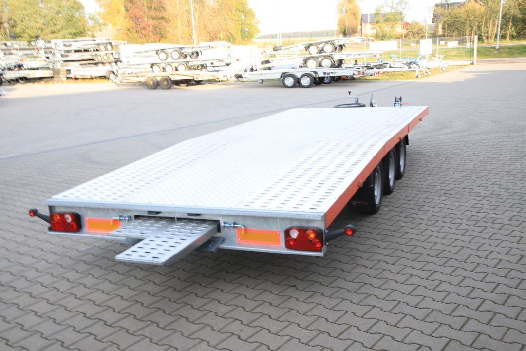 Niewiadów Jupiter NM 6 13C alu ryfel pomarańczowa blenda - three-axle car transporter, 600x210 cm, GVW 3500 kg - image 9
