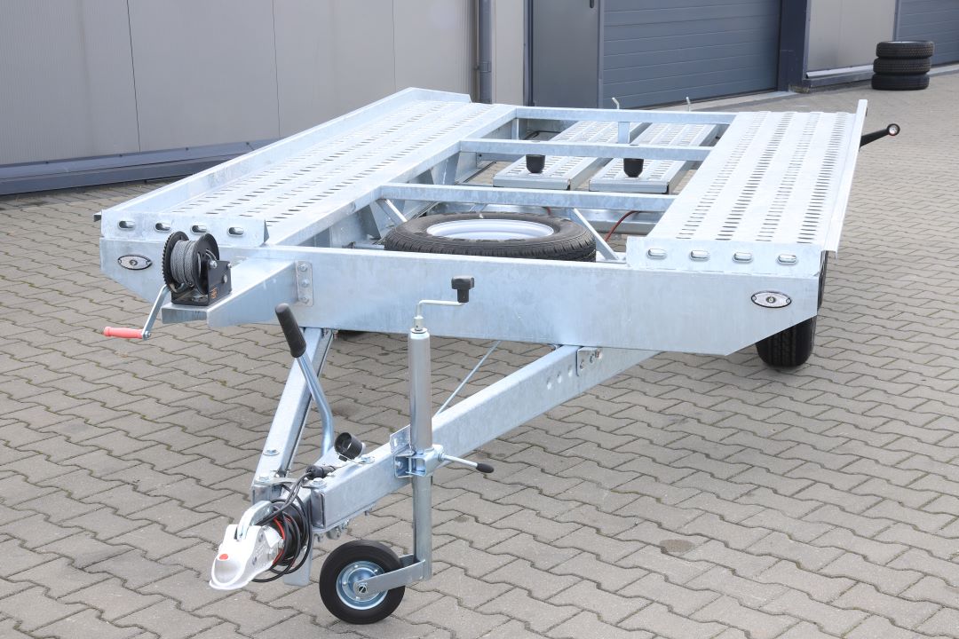Niewiadów Jupiter SM 4 14C - twin-axle car transporter, 400x210 cm, GVW 2700 kg - image 3