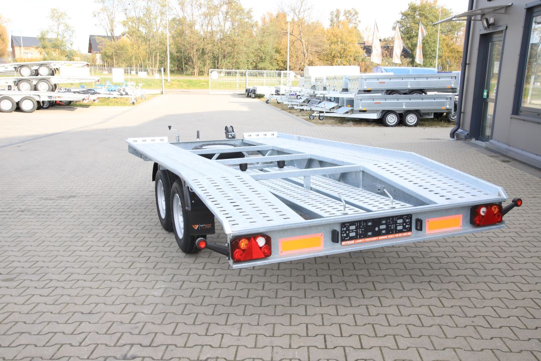Niewiadów Jupiter SM 4 14C - twin-axle car transporter, 400x210 cm, GVW 2700 kg - image 8