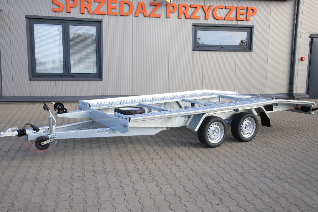 Niewiadów Jupiter SM 4 13C - twin-axle car transporter, 400x210 cm, GVW 2700 kg - image 3