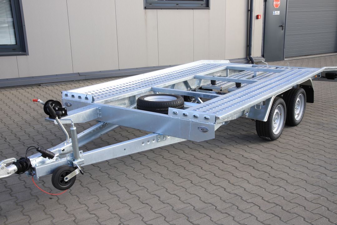Niewiadów Jupiter SM 4 13C - twin-axle car transporter, 400x210 cm, GVW 2700 kg - image 5