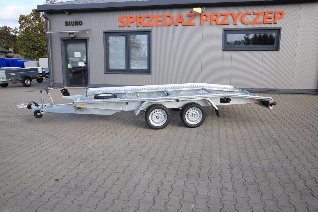 Niewiadów Jupiter SM 4 13C - twin-axle car transporter, 400x210 cm, GVW 2700 kg - image 7