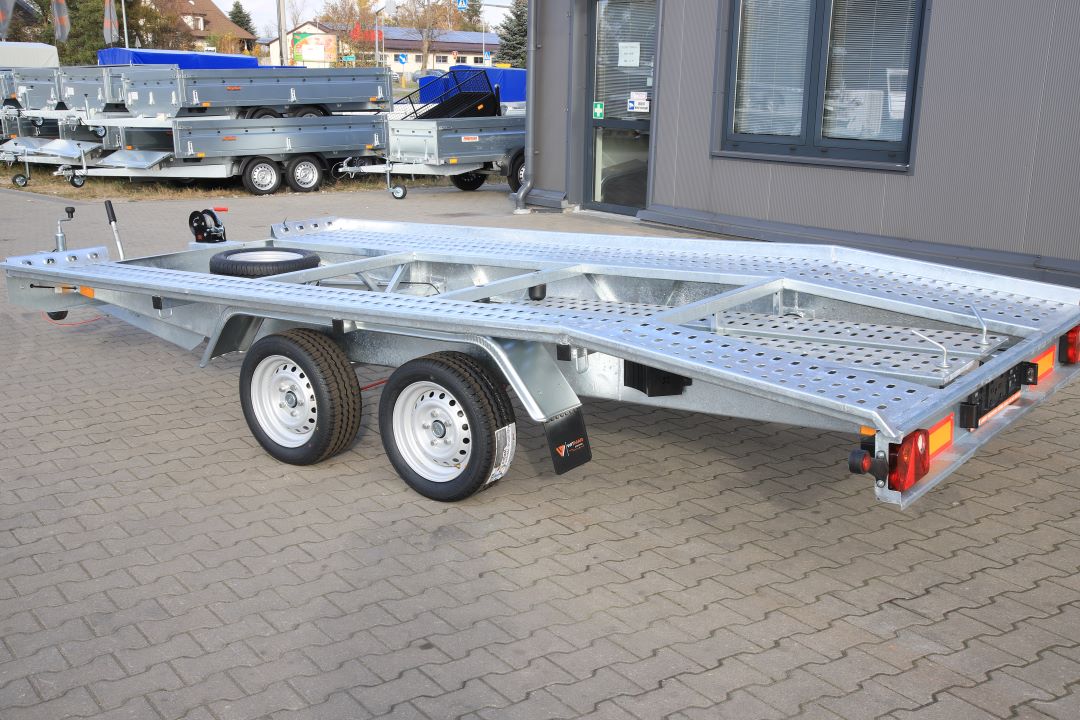 Niewiadów Jupiter SM 4 13C - twin-axle car transporter, 400x210 cm, GVW 2700 kg - image 8