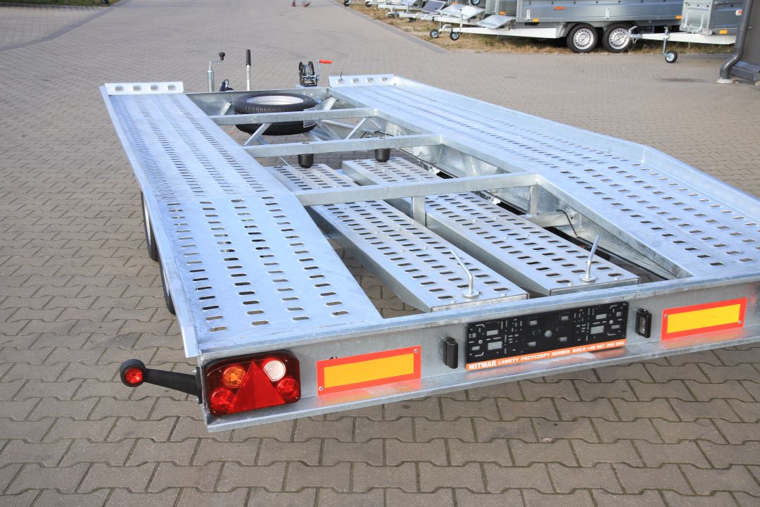 Niewiadów Jupiter SM 4 13C - twin-axle car transporter, 400x210 cm, GVW 2700 kg - image 9