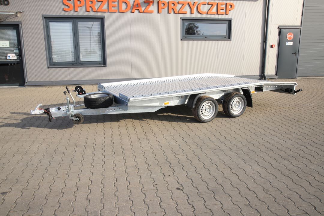 Niewiadów Jupiter SM 4 13C alu ryfel - zweiachsiger Autotransporter, 400x210 cm, zGG 2700 kg