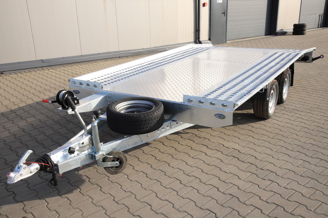 Niewiadów Jupiter SM 4 13C alu ryfel - zweiachsiger Autotransporter, 400x210 cm, zGG 2700 kg - Bild 3