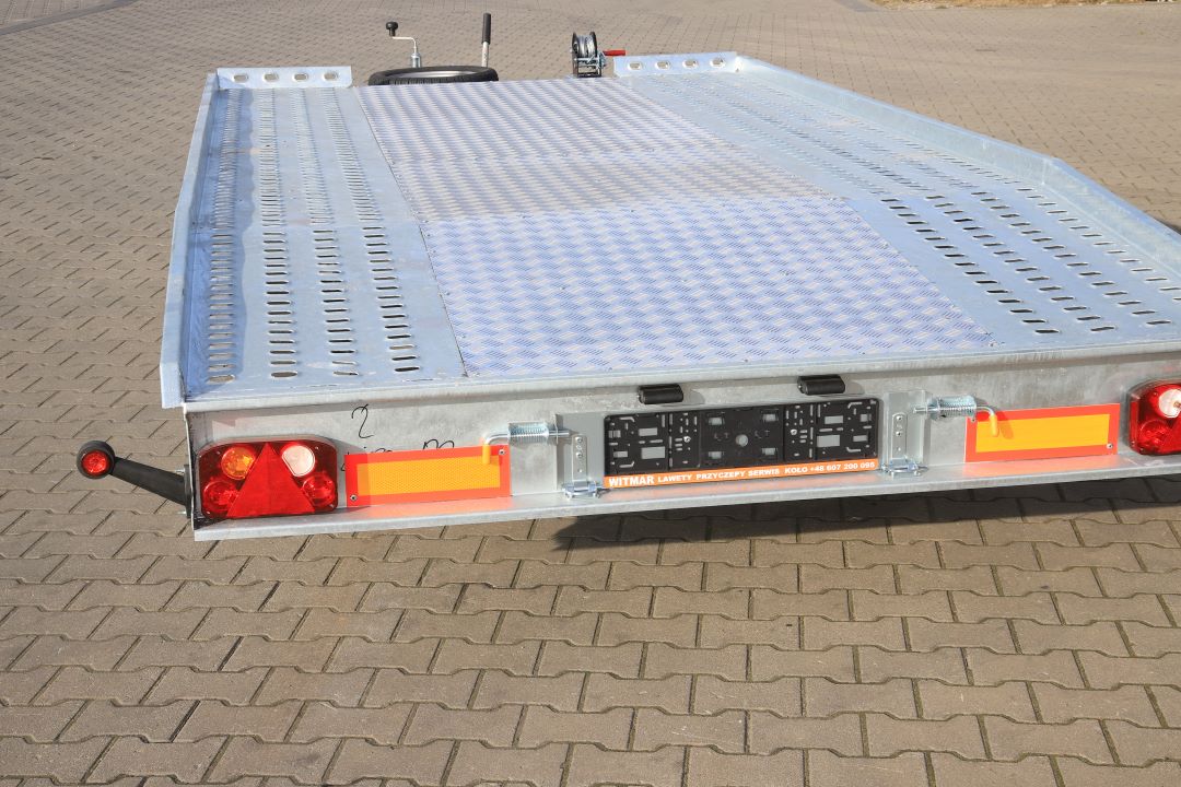 Niewiadów Jupiter SM 4 13C alu ryfel - zweiachsiger Autotransporter, 400x210 cm, zGG 2700 kg - Bild 8