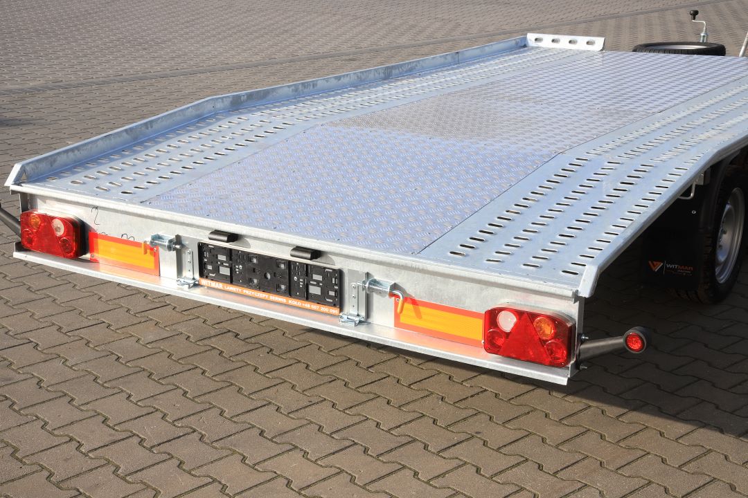 Niewiadów Jupiter SM 4 13C alu ryfel - zweiachsiger Autotransporter, 400x210 cm, zGG 2700 kg - Bild 9