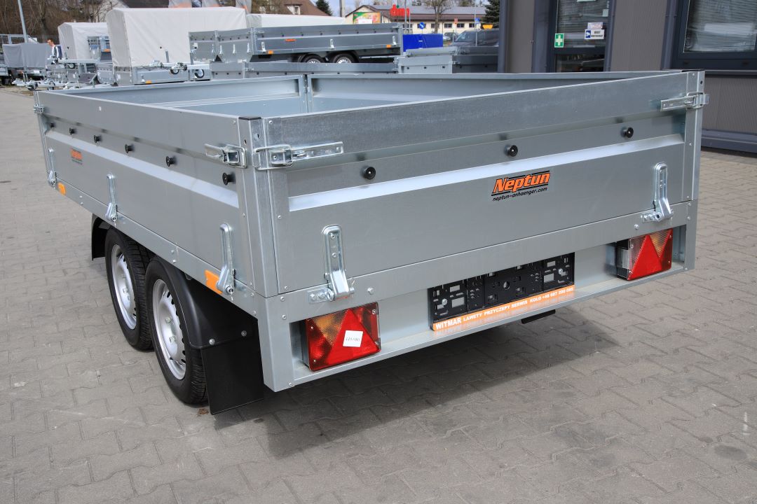 Neptun Nordica N7-263 2 kps - leichter zweiachsiger Anhänger, 263x145 cm, zGG 750 kg - Bild 4
