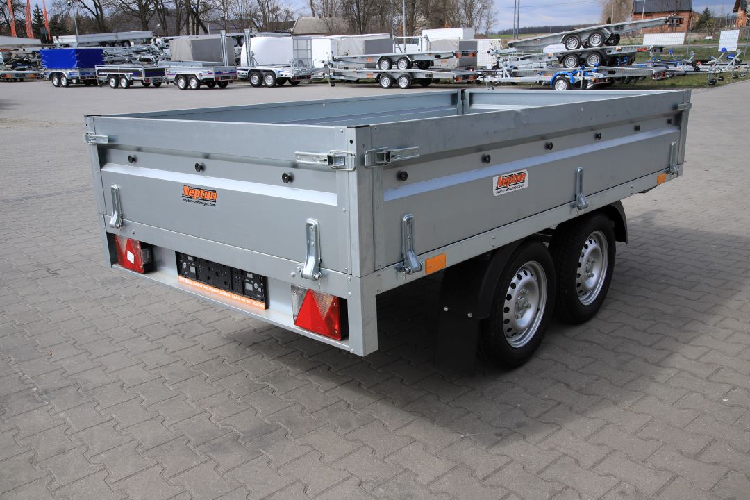 Neptun Nordica N7-263 2 kps - leichter zweiachsiger Anhänger, 263x145 cm, zGG 750 kg - Bild 5