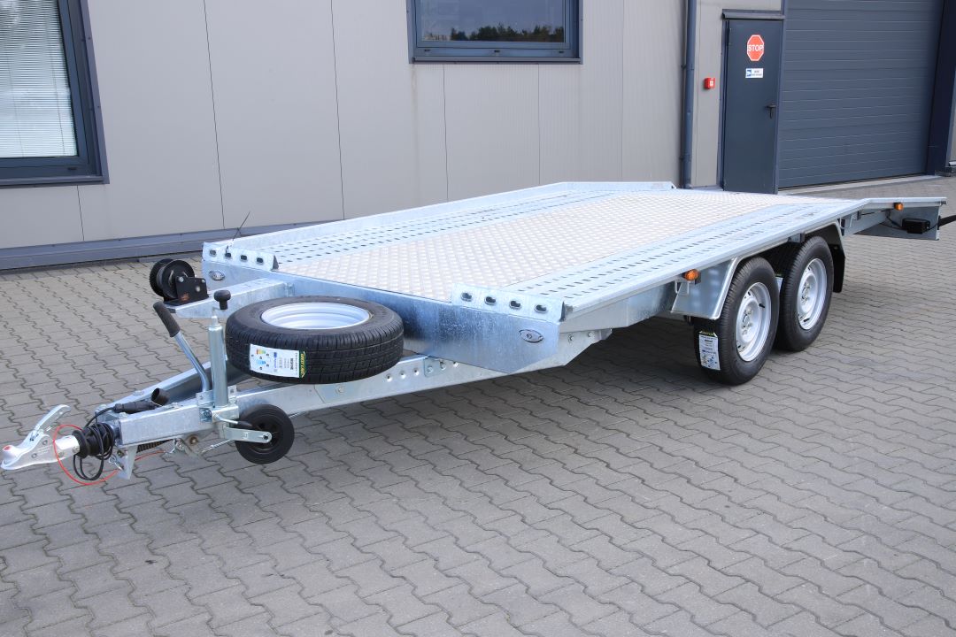 Niewiadów Jupiter SM 4.5 14C alu ryfel – laweta dwuosiowa, 450x210 cm, DMC 2700 kg - zdjęcie 3