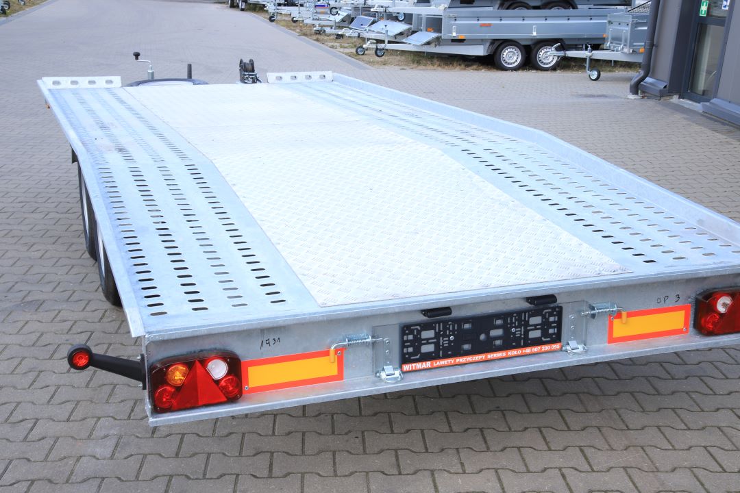 Niewiadów Jupiter SM 4.5 14C alu ryfel – laweta dwuosiowa, 450x210 cm, DMC 2700 kg - zdjęcie 8