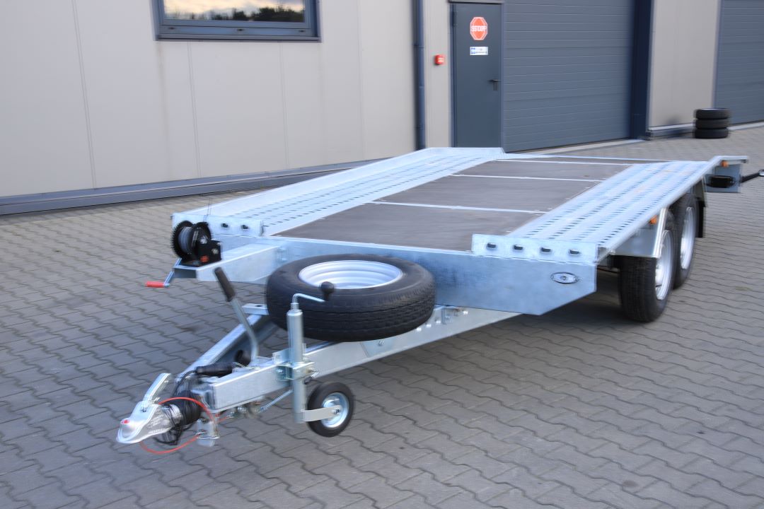 Niewiadów Jupiter SM 4.5 14C sklejka - zweiachsiger Autotransporter, 450x210 cm, zGG 2700 kg - Bild 3