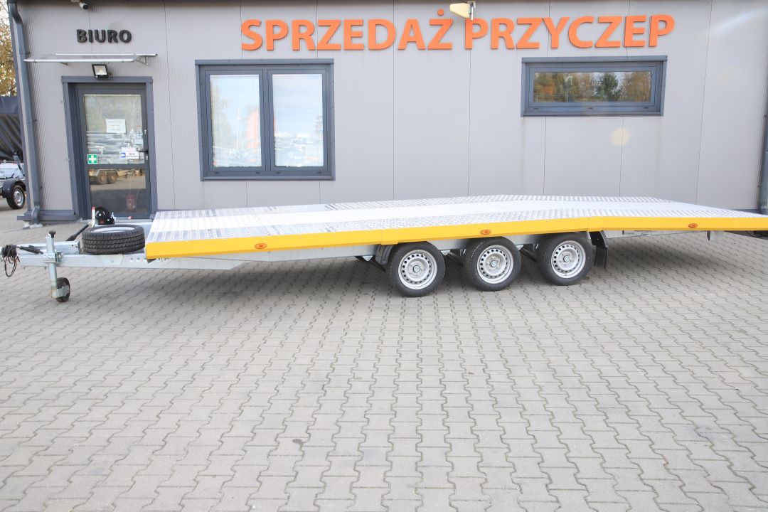 Niewiadów Jupiter NM 6 13C alu ryfel żółta blenda - dreiachsiger Autotransporter, 600x210 cm, zGG 3500 kg - Bild 5