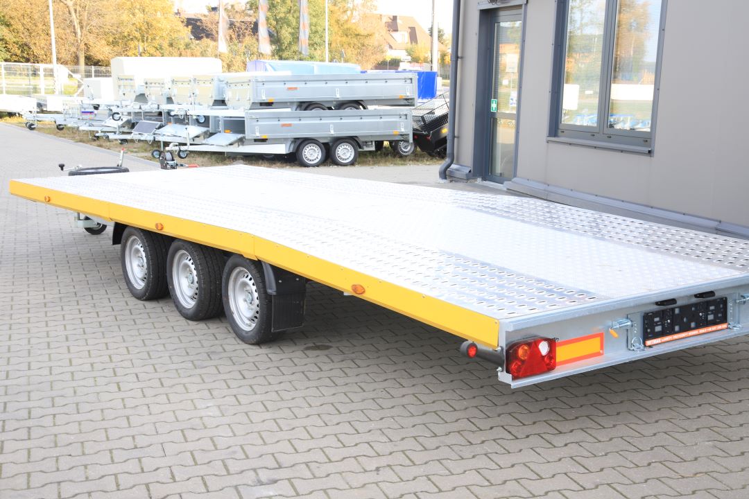 Niewiadów Jupiter NM 6 13C alu ryfel żółta blenda - dreiachsiger Autotransporter, 600x210 cm, zGG 3500 kg - Bild 7