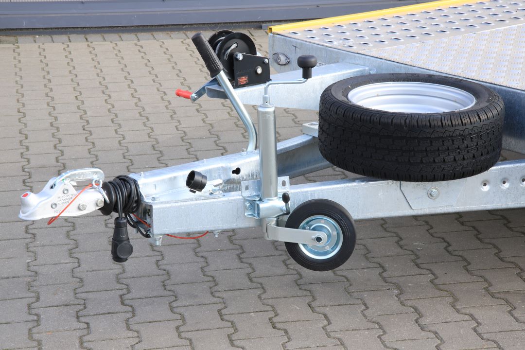 Niewiadów Jupiter NM 4.5 13C alu ryfel żółta blenda - zweiachsiger Autotransporter, 450x195 cm, zGG 2700 kg - Bild 2