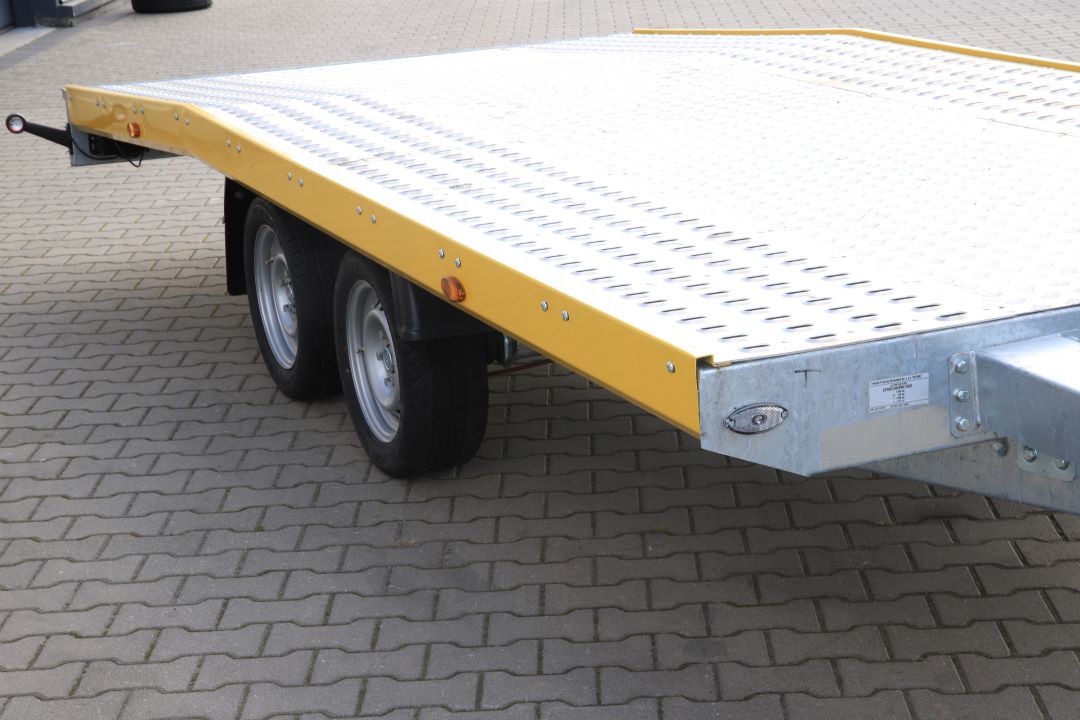 Niewiadów Jupiter NM 4.5 13C alu ryfel żółta blenda - zweiachsiger Autotransporter, 450x195 cm, zGG 2700 kg - Bild 6