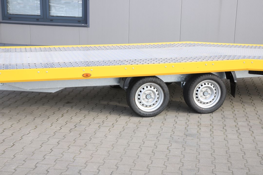 Niewiadów Jupiter NM 4.5 13C alu ryfel żółta blenda - zweiachsiger Autotransporter, 450x195 cm, zGG 2700 kg - Bild 8