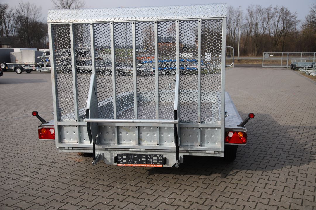 Niewiadów DMC - mini excavator / construction equipment trailer, 400x180 cm, GVW 3500 kg - image 7
