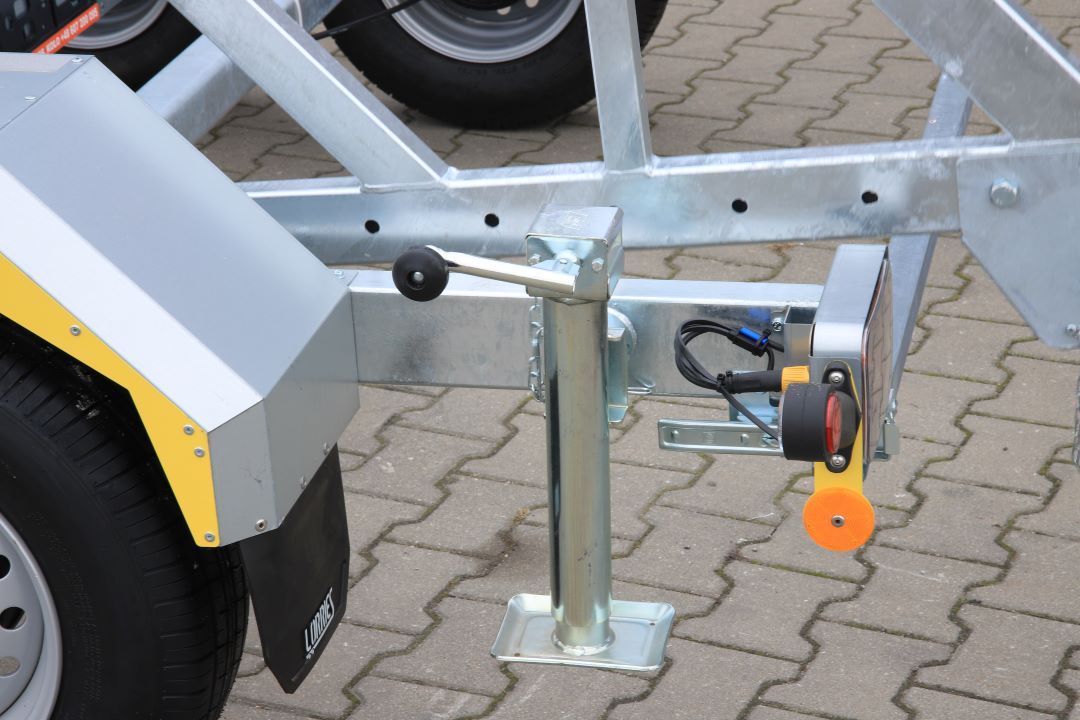 Lorries Kablowa TPB27-4925 - mini excavator / construction equipment trailer, 165 cm, GVW 2700 kg - image 8