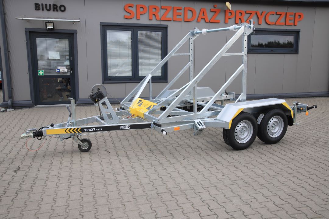 Lorries Kablowa TPB27-4925 - Anhänger für Minibagger und Baumaschinen, 165 cm, zGG 2700 kg
