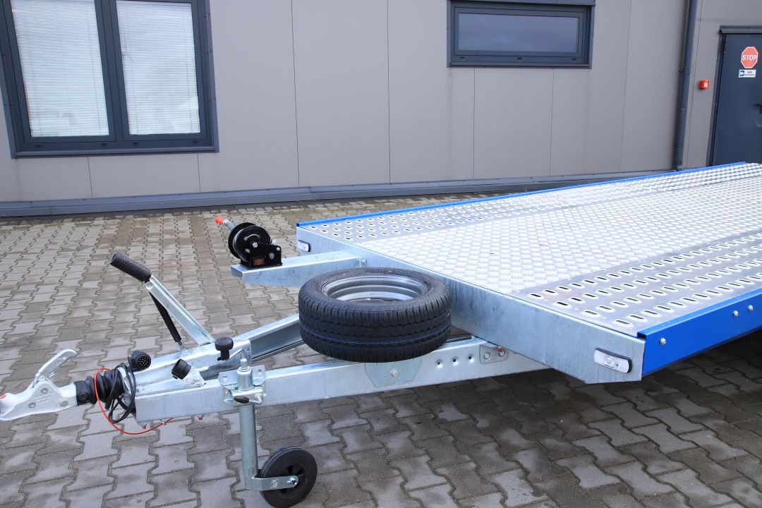Niewiadów Mars NM 4.5 13C alu ryfel niebieska blenda alu felgi - twin-axle car transporter, 450x195 cm, GVW 2700 kg - image 3