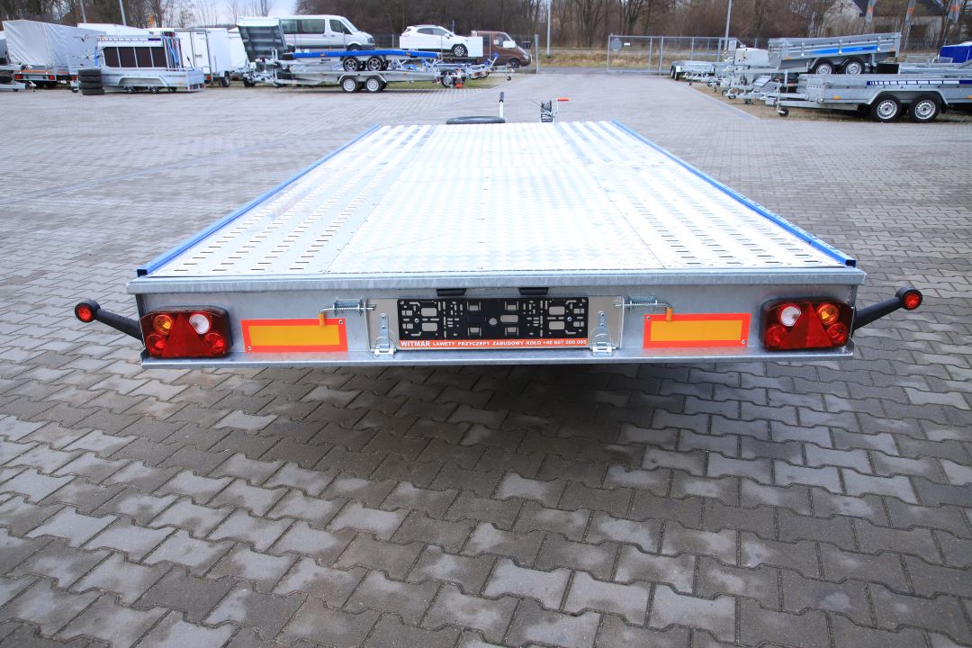 Niewiadów Mars NM 4.5 13C alu ryfel niebieska blenda alu felgi - twin-axle car transporter, 450x195 cm, GVW 2700 kg - image 9