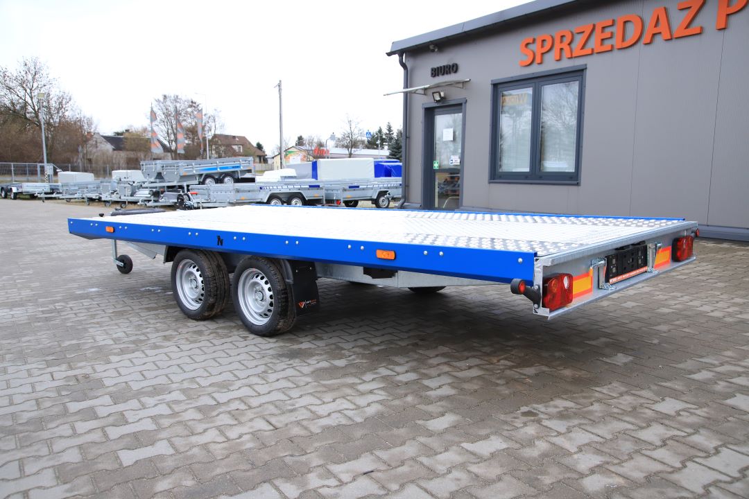 Niewiadów Mars NM 4.5 13C alu ryfel - zweiachsiger Autotransporter, 450x210 cm, zGG 2700 kg - Bild 7