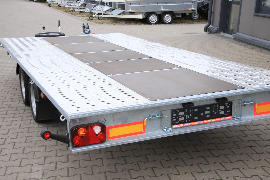 Niewiadów Mars NM 4.5 13C sklejka - twin-axle car transporter, 450x210 cm, GVW 2700 kg - image 8
