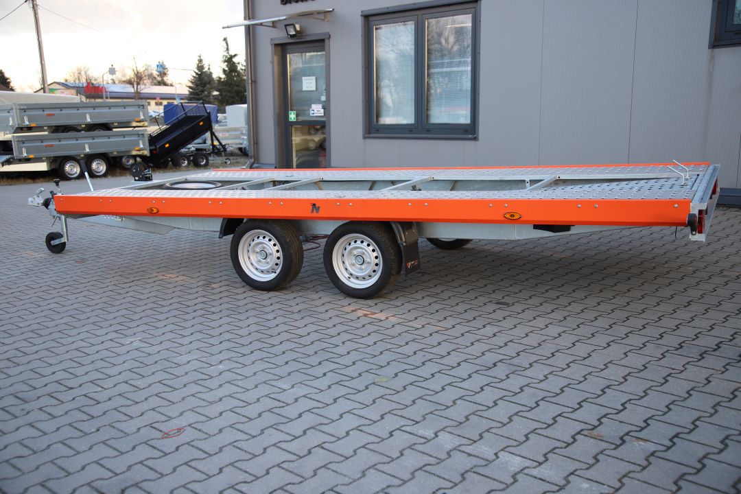 Niewiadów Mars NM 4.5 13C pomarańczowa blenda - zweiachsiger Autotransporter, 450x195 cm, zGG 2700 kg - Bild 4