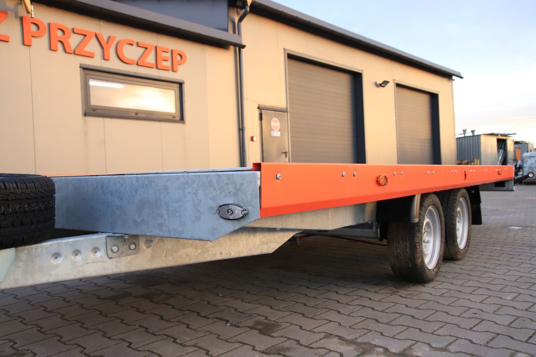 Niewiadów Mars NM 4.5 13C alu ryfel pomarańczowa blenda - twin-axle car transporter, 450x195 cm, GVW 2700 kg - image 3