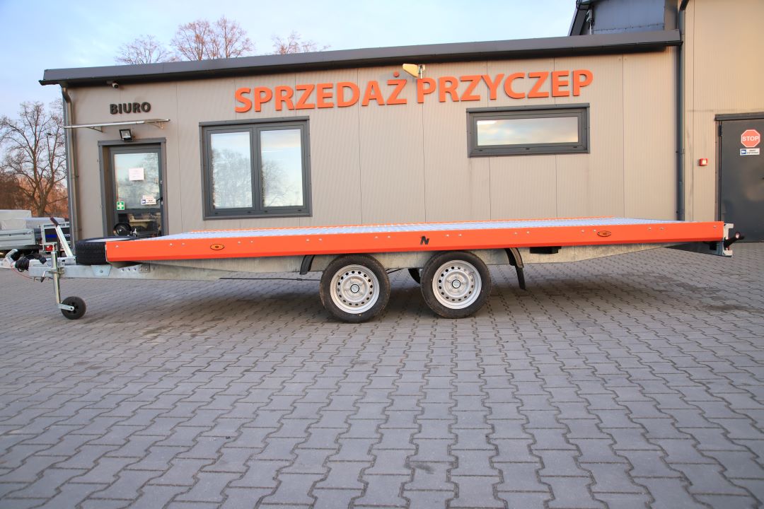 Niewiadów Mars NM 4.5 13C alu ryfel pomarańczowa blenda - twin-axle car transporter, 450x195 cm, GVW 2700 kg - image 6