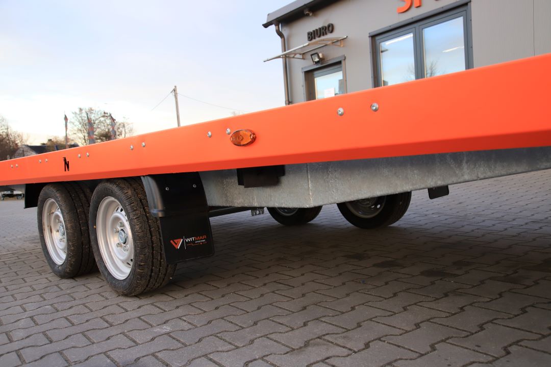 Niewiadów Mars NM 4.5 13C alu ryfel pomarańczowa blenda - twin-axle car transporter, 450x195 cm, GVW 2700 kg - image 8