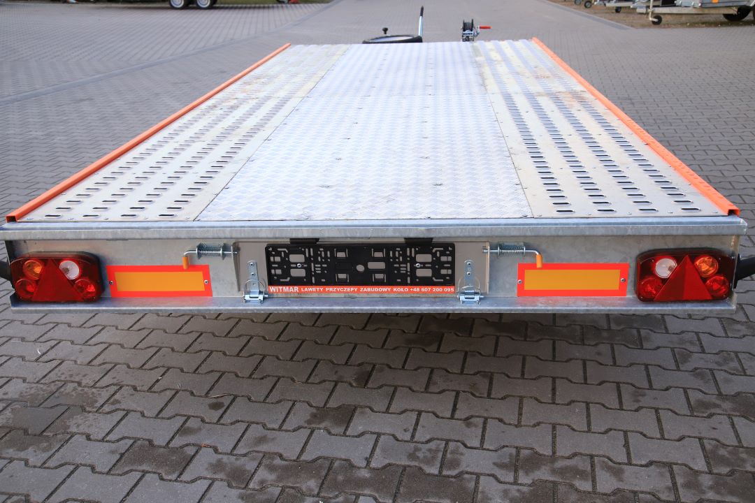 Niewiadów Mars NM 4.5 13C alu ryfel pomarańczowa blenda - twin-axle car transporter, 450x195 cm, GVW 2700 kg - image 10