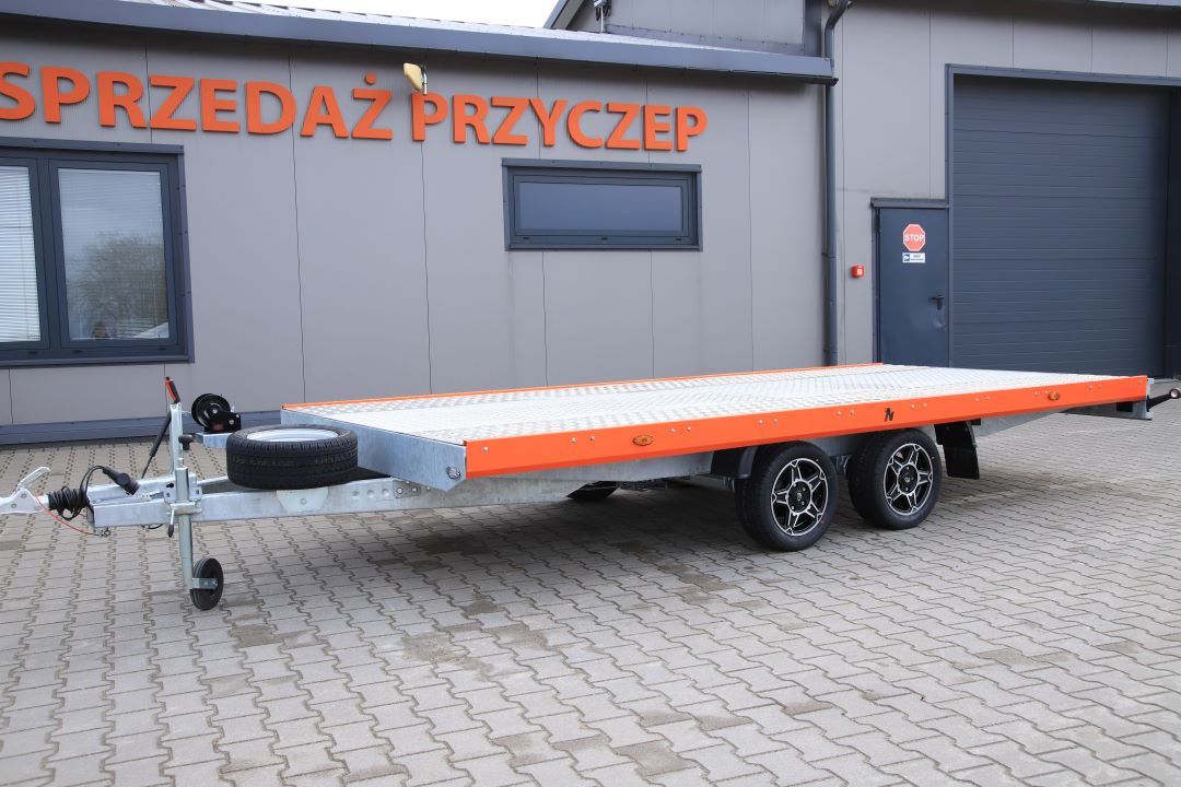 Niewiadów Mars NM 4.5 13C alu ryfel pomarańczowa blenda alu felgi - zweiachsiger Autotransporter, 450x195 cm, zGG 2700 kg