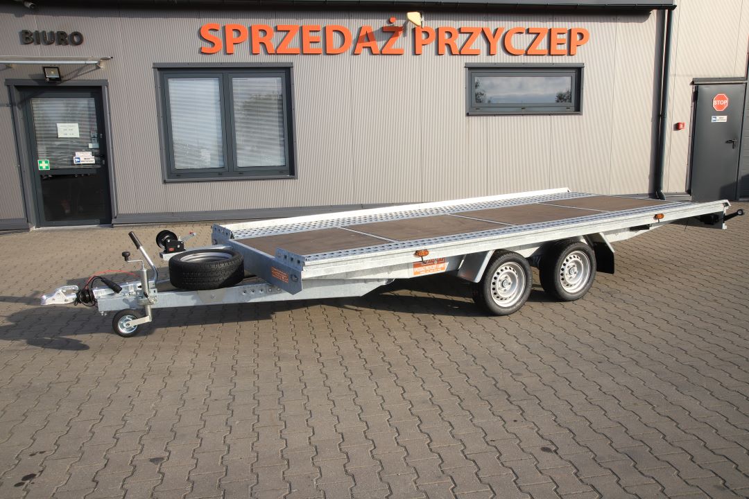 Niewiadów Mars SM 4.5 - zweiachsiger Autotransporter, 450x210 cm, zGG 2700 kg