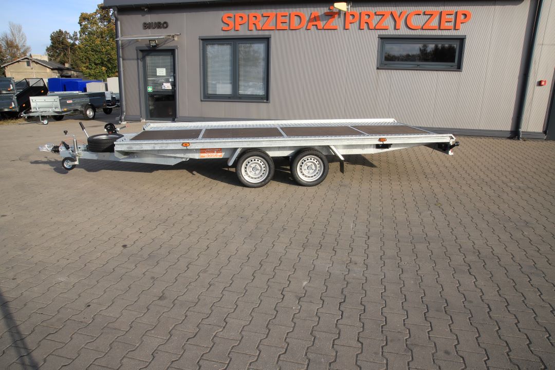 Niewiadów Mars SM 4.5 - twin-axle car transporter, 450x210 cm, GVW 2700 kg - image 3