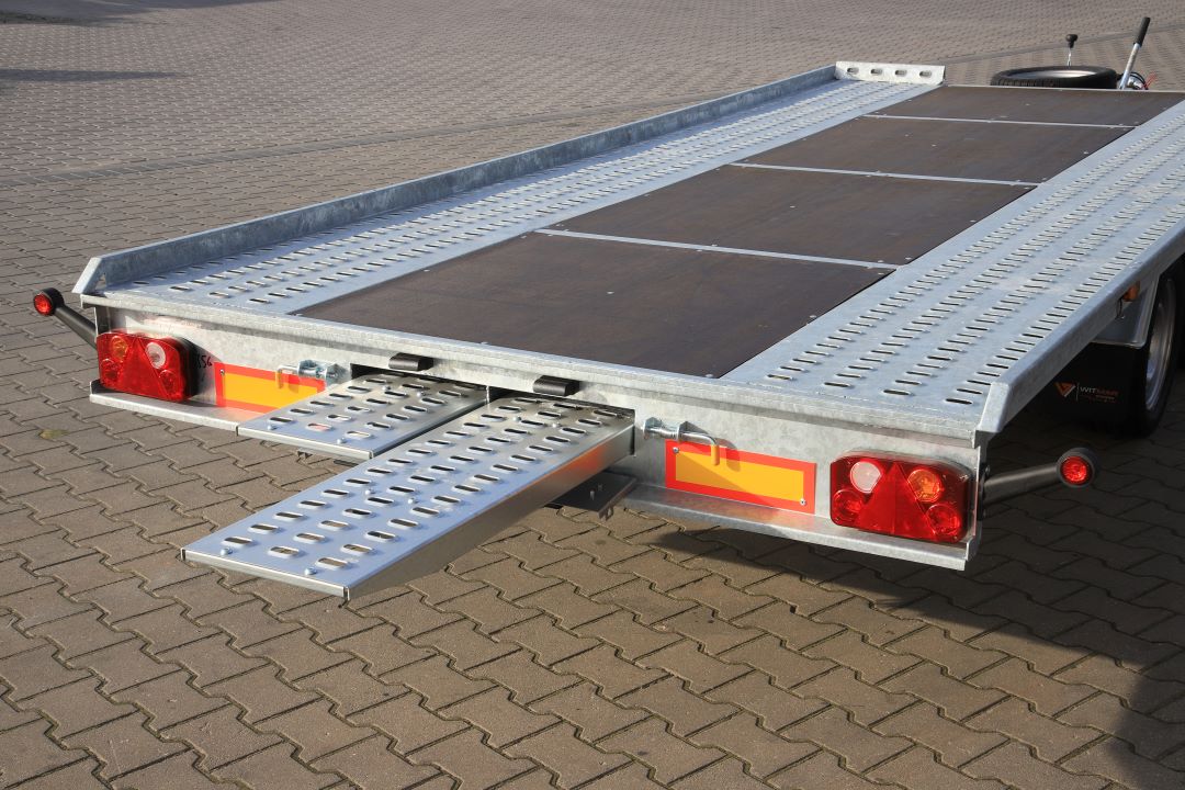 Niewiadów Mars SM 4.5 - twin-axle car transporter, 450x210 cm, GVW 2700 kg - image 7