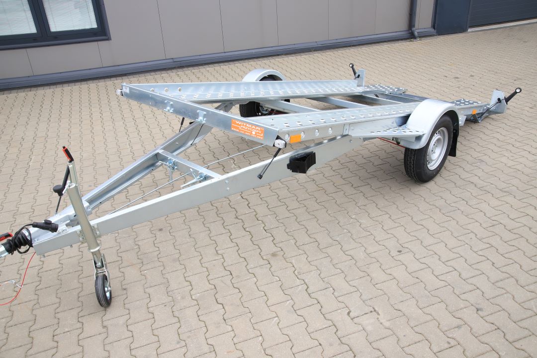 Niewiadów Mini Wenus - single-axle car transporter, 360x180 cm, GVW 1500 kg - image 9