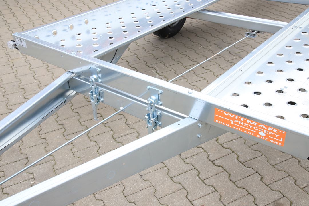Niewiadów Mini Wenus - single-axle car transporter, 360x180 cm, GVW 1800 kg - image 2